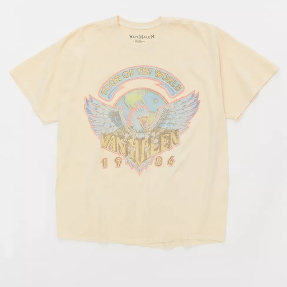 One left! UO Van Halen T-Shirt Dress - Picture 2 of 8